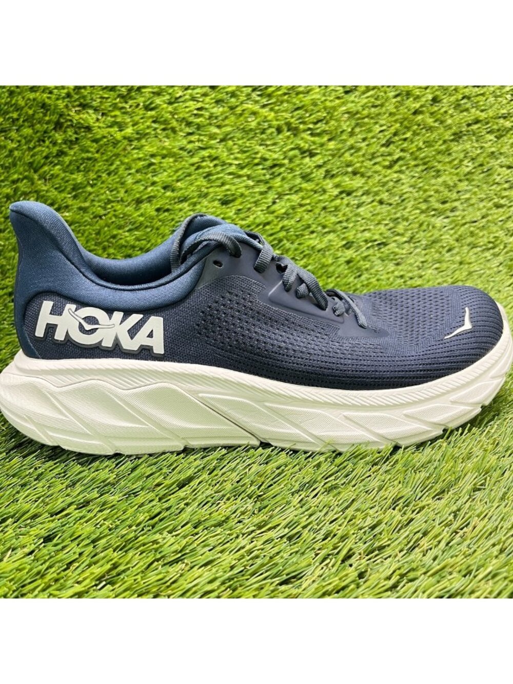 Hoka One One Arahi 7 Mens Size 8EE Blue Athletic Running Walking Shoes Sneakers
